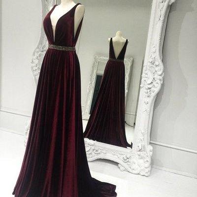 Sleeveless Prom Dress,Sexy Prom Dresses,Long Evening Dress,Formal Gowns F1139