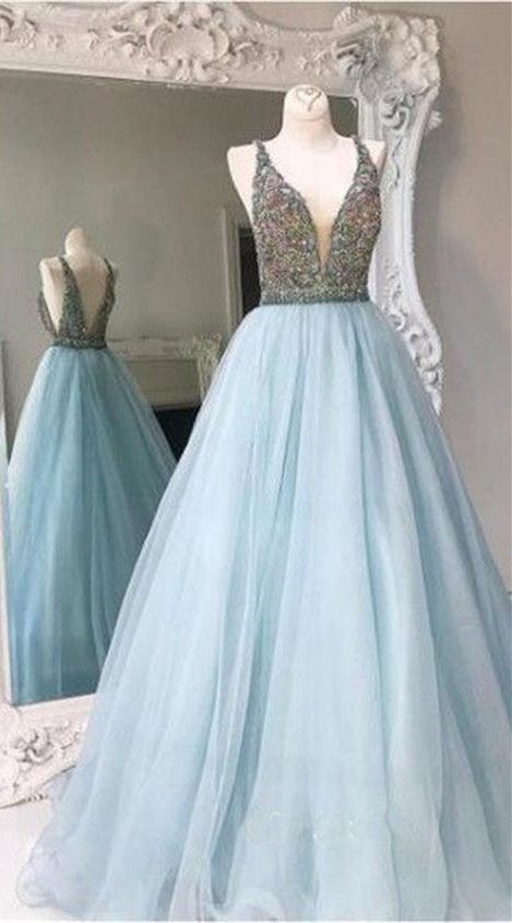 Charming Prom Dress Light Blue Dresses Long Evening Charming Prom Dress Light Blue Dresses Long Evening Y Party Ball Gown F2600
