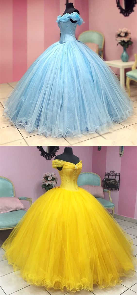 yellow quinceanera dresses 2019