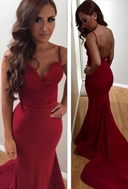 New Arrival Long Prom Dresses Sexy Evening Dresses Burgundy