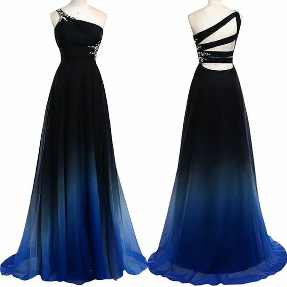 Charming Prom Dress,Beading Chiffon Prom Dresses,Long Evening Dress