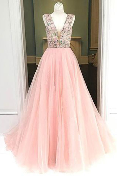 Sexy Prom Dress,Charming Prom Dresses,Sleeveless Evening Dress,Tulle Evening Gown,Long Prom Dress,Formal Dress F2895