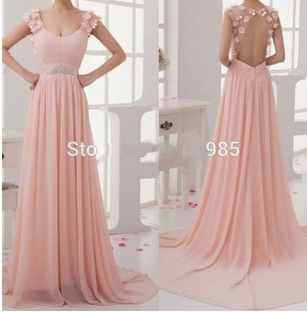 Charming Prom Dress,Long Prom Dresses, Chiffon Prom Dress Evening Dress