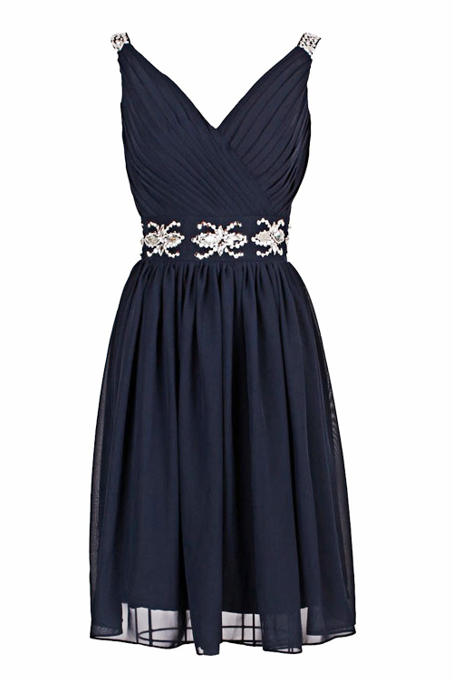 Charming Prom Dress,Simple Prom Gown,Short Homecoming Dress,Navy Party ...